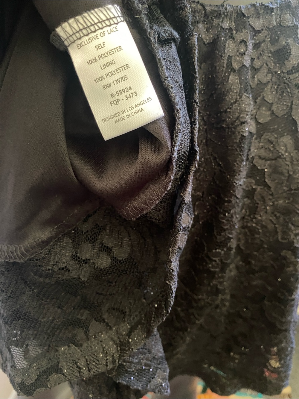 Emerald Sundae Black Lace V-Neck Mini Dress - Picture 13 of 13